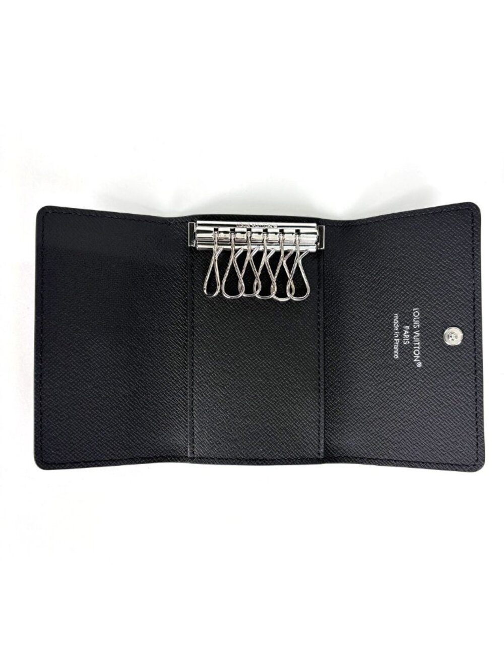 Louis Vuitton Multicles 6 Key Case Monogram Eclipse Noir Key Holder View 5